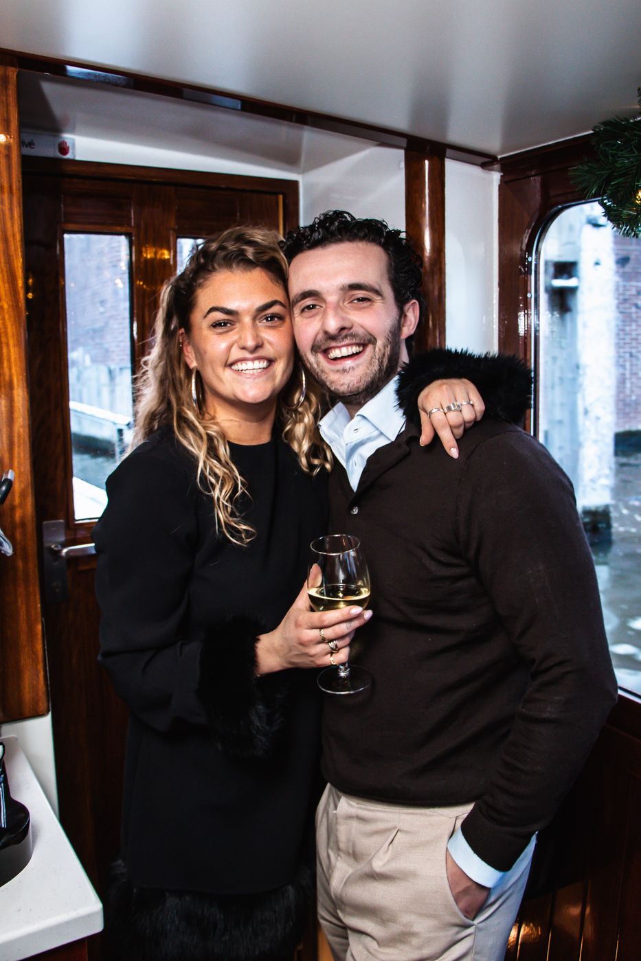 Feest op een boot